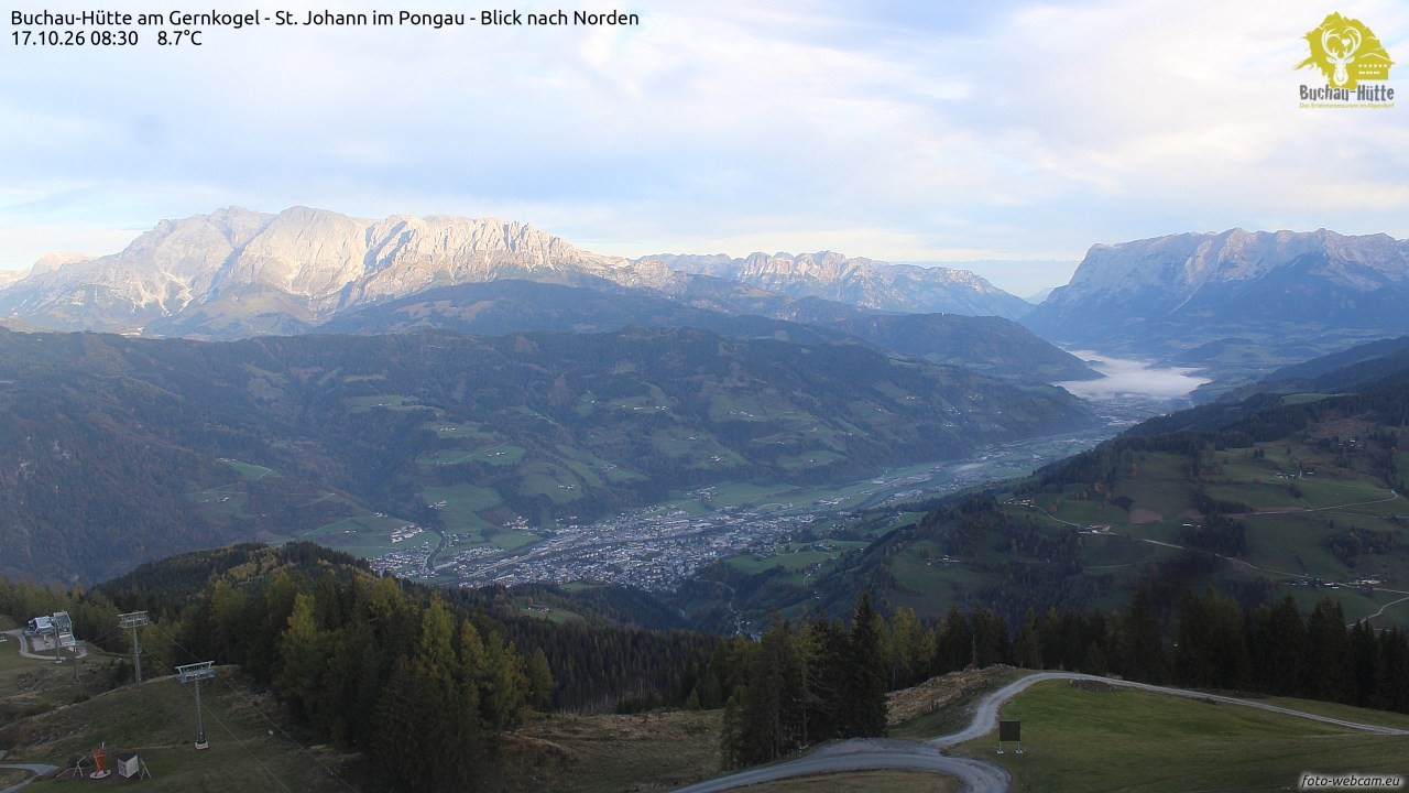 Archiv Foto Webcam Buchau-Hütte am Gernkogel - St. Johann