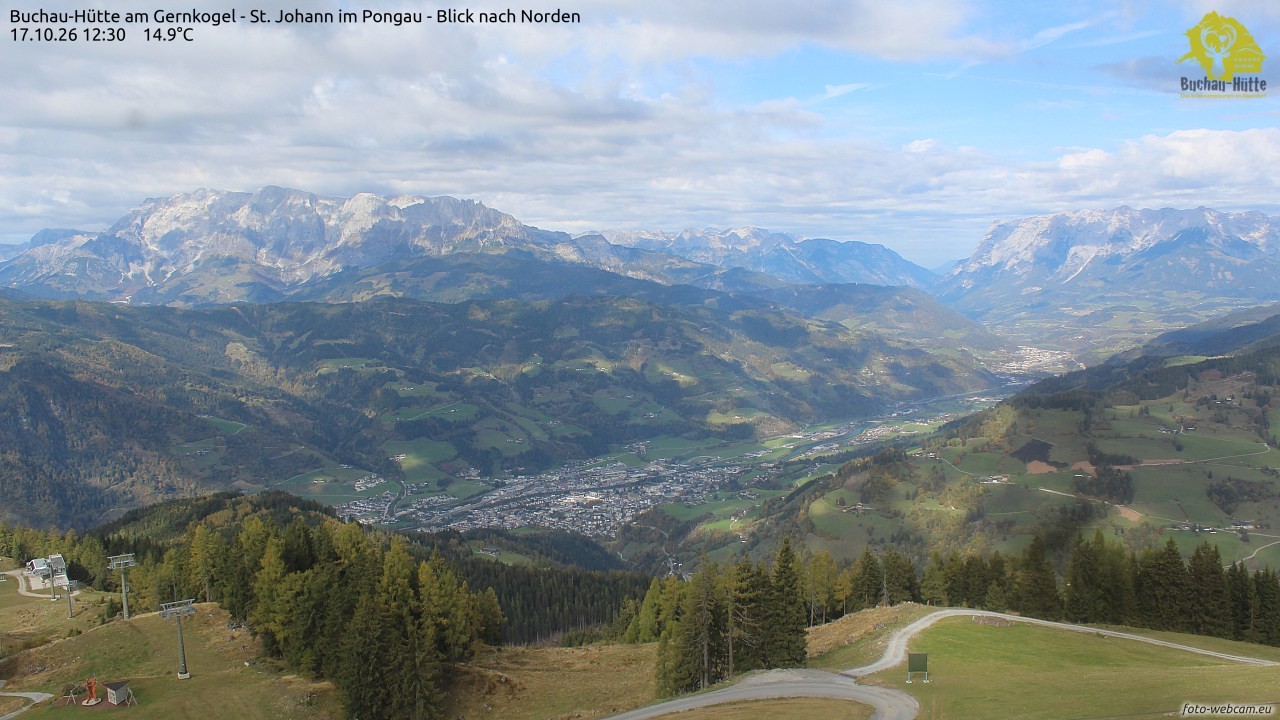 Archiv Foto Webcam Buchau-Hütte am Gernkogel - St. Johann