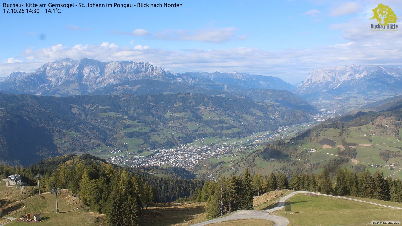 Archiv Foto Webcam Buchau-Hütte am Gernkogel - St. Johann
