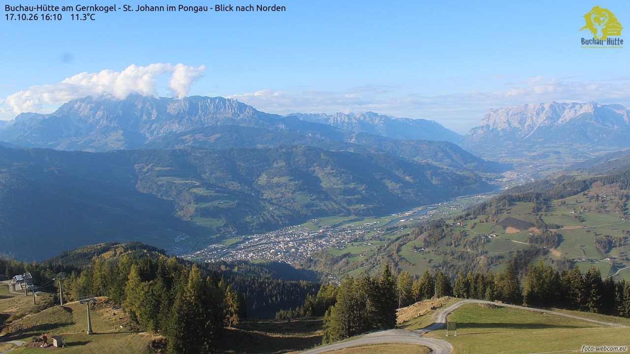 Archiv Foto Webcam Buchau-Hütte am Gernkogel - St. Johann