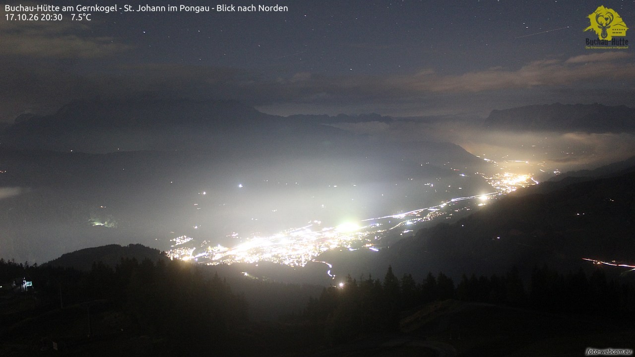 Archiv Foto Webcam Buchau-Hütte am Gernkogel - St. Johann
