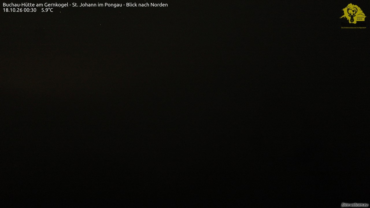 Archiv Foto Webcam Buchau-Hütte am Gernkogel - St. Johann