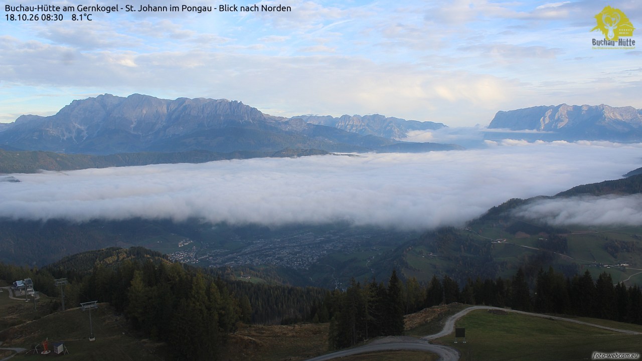 Archiv Foto Webcam Buchau-Hütte am Gernkogel - St. Johann
