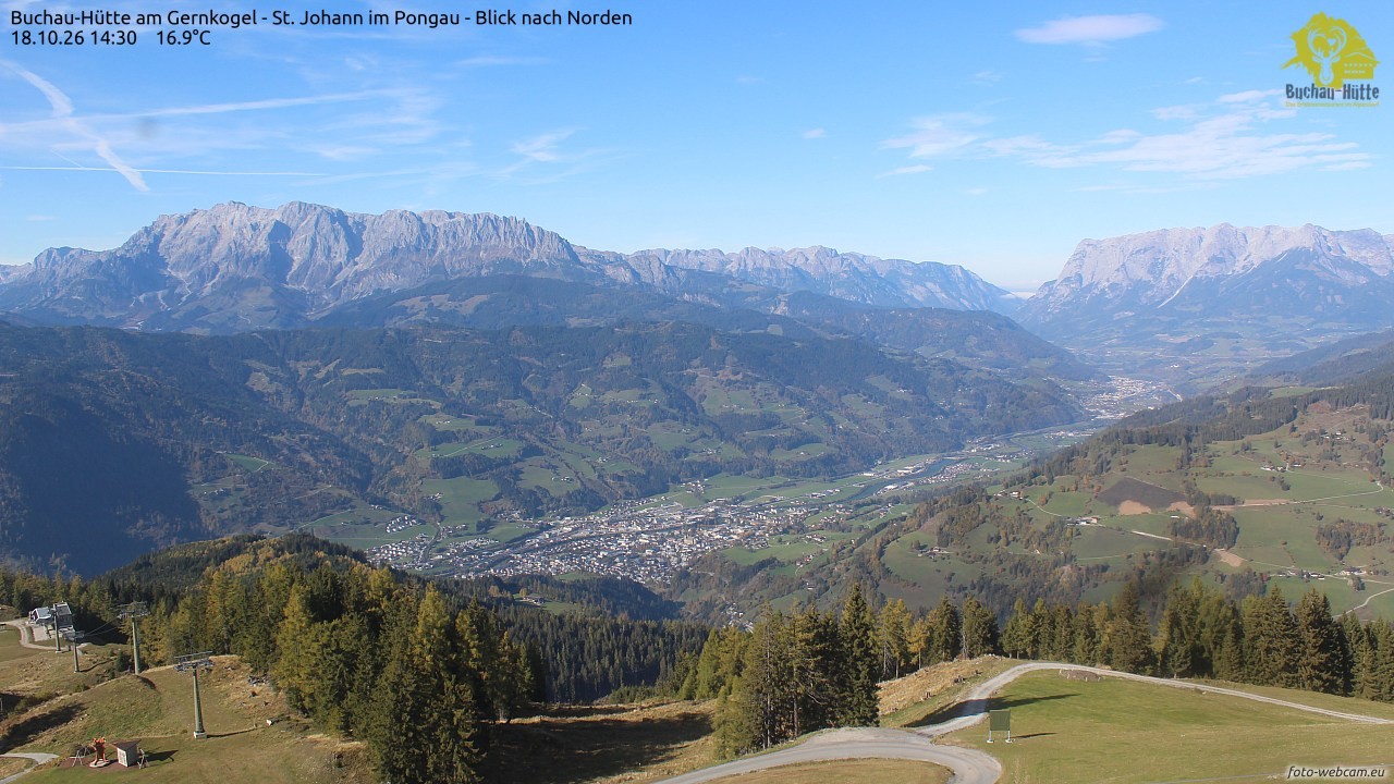 Archiv Foto Webcam Buchau-Hütte am Gernkogel - St. Johann