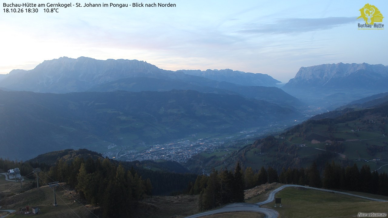 Archiv Foto Webcam Buchau-Hütte am Gernkogel - St. Johann