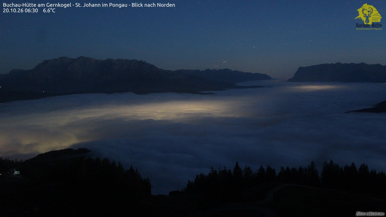 Archiv Foto Webcam Buchau-Hütte am Gernkogel - St. Johann