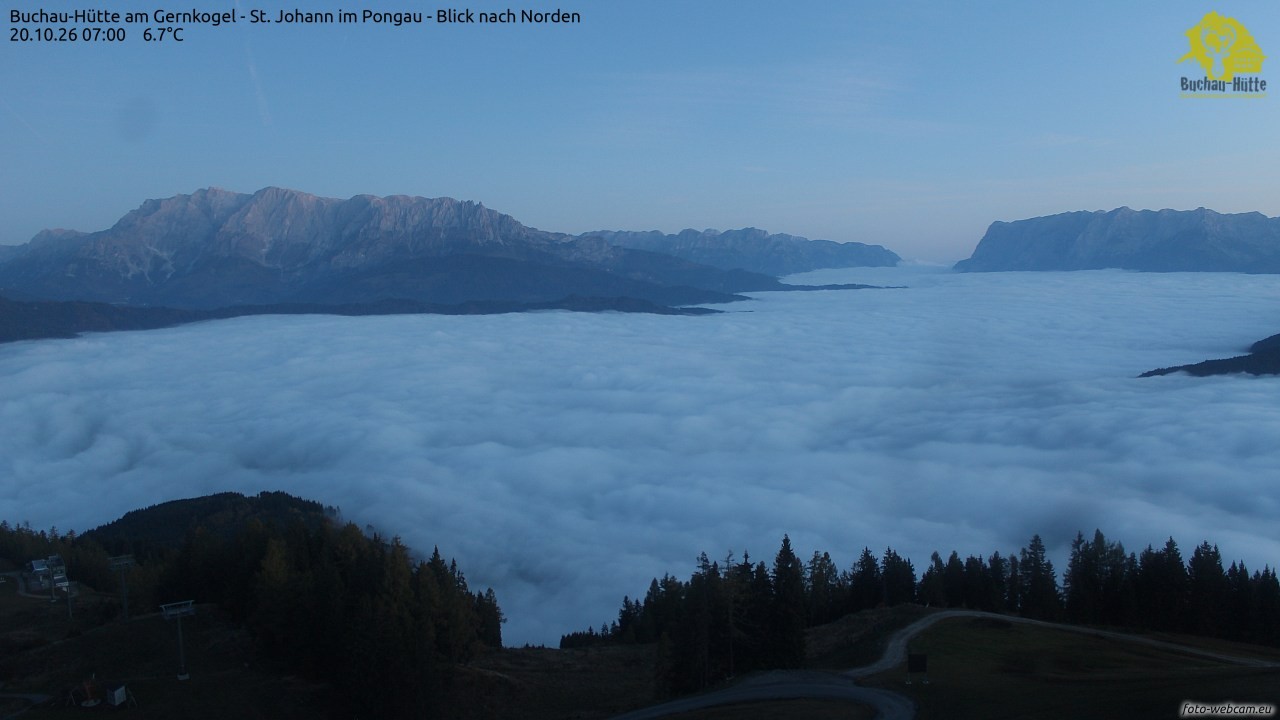 Archiv Foto Webcam Buchau-Hütte am Gernkogel - St. Johann