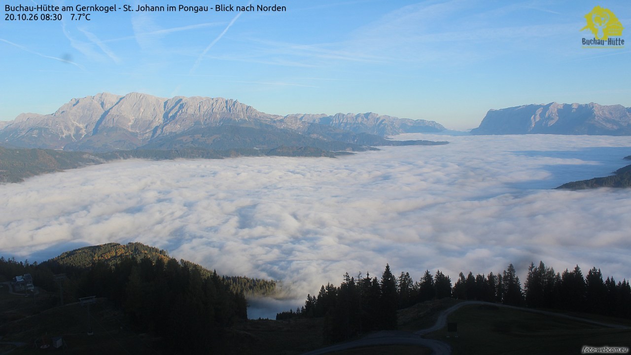 Archiv Foto Webcam Buchau-Hütte am Gernkogel - St. Johann