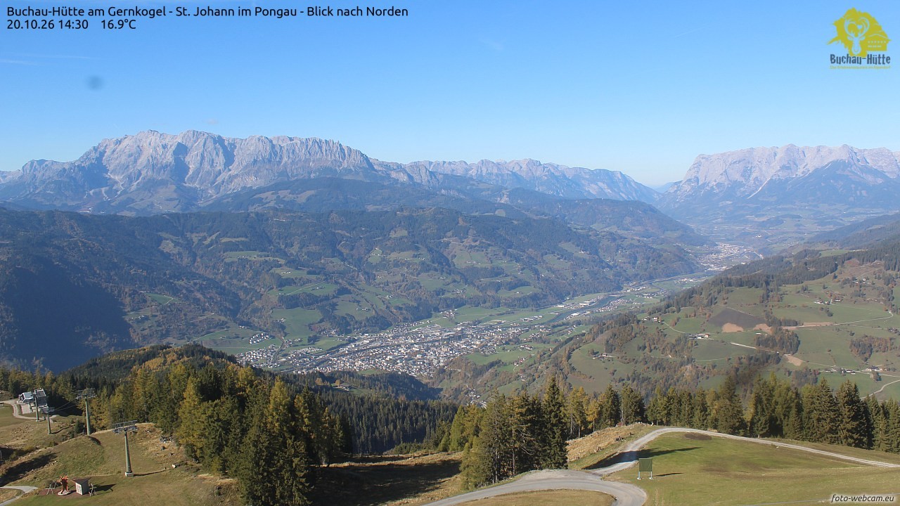 Archived image Webcam Gernkogel - View to the North