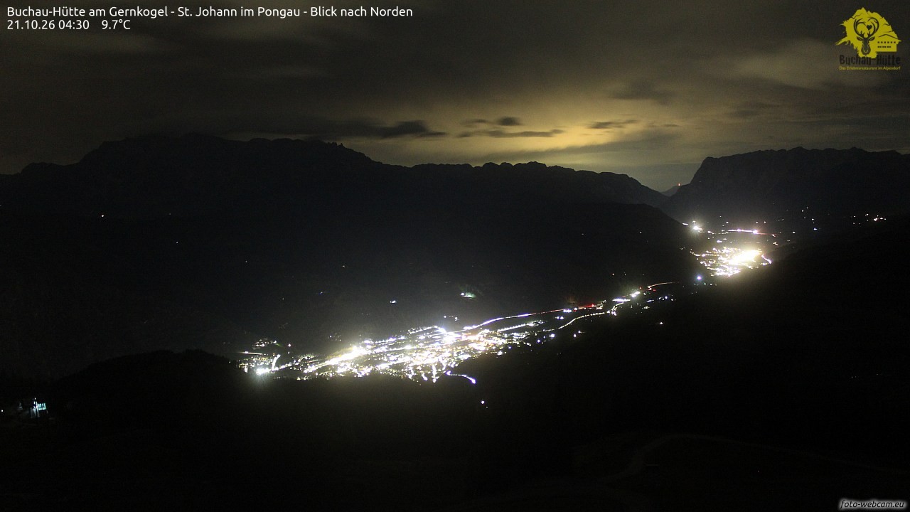 Archiv Foto Webcam Buchau-Hütte am Gernkogel - St. Johann