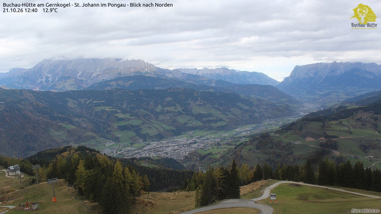 Archiv Foto Webcam Buchau-Hütte am Gernkogel - St. Johann