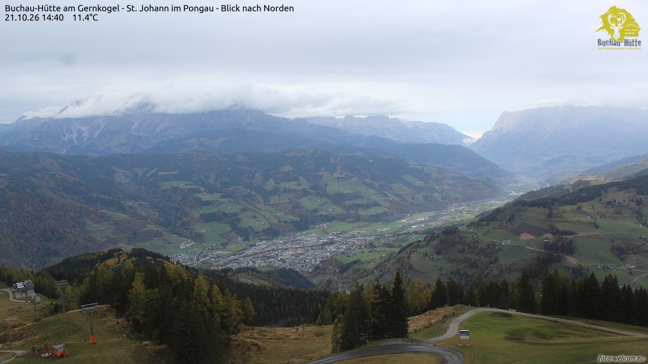 Archiv Foto Webcam Buchau-Hütte am Gernkogel - St. Johann