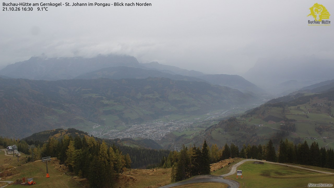 Archiv Foto Webcam Buchau-Hütte am Gernkogel - St. Johann