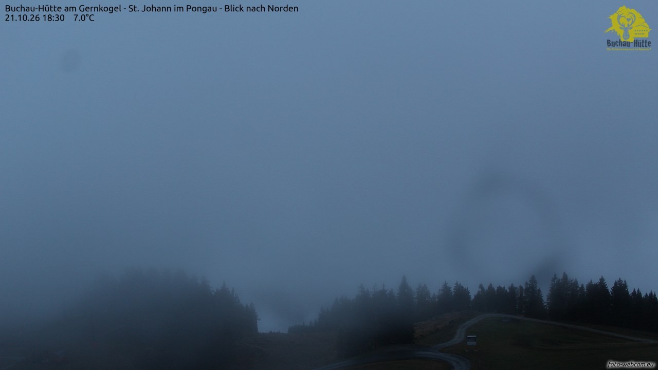 Archiv Foto Webcam Buchau-Hütte am Gernkogel - St. Johann