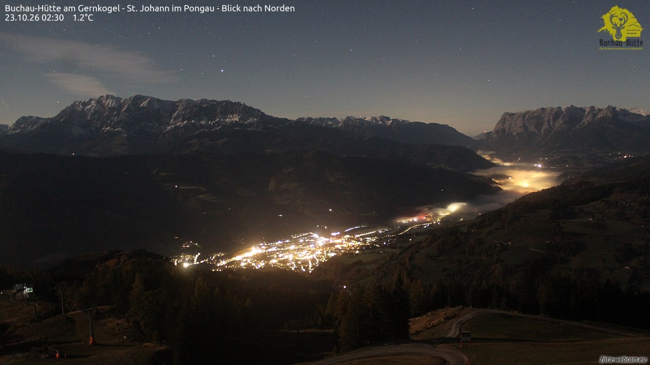 Archived image Webcam Gernkogel - View to the North