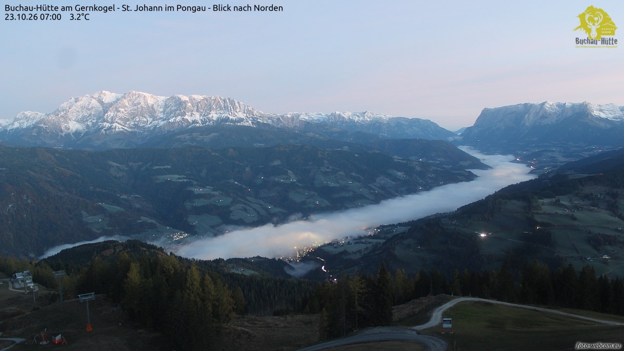 Archived image Webcam Gernkogel - View to the North