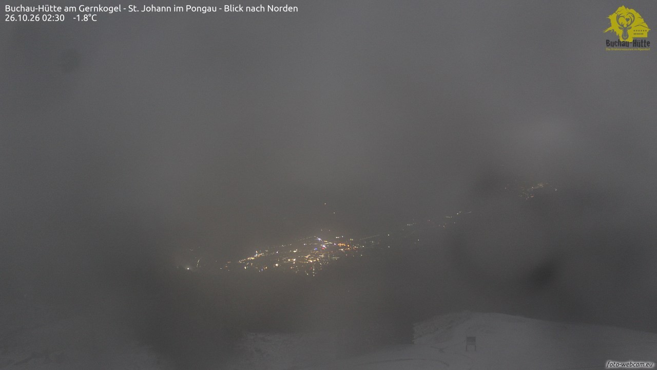 Archiv Foto Webcam Buchau-Hütte am Gernkogel - St. Johann