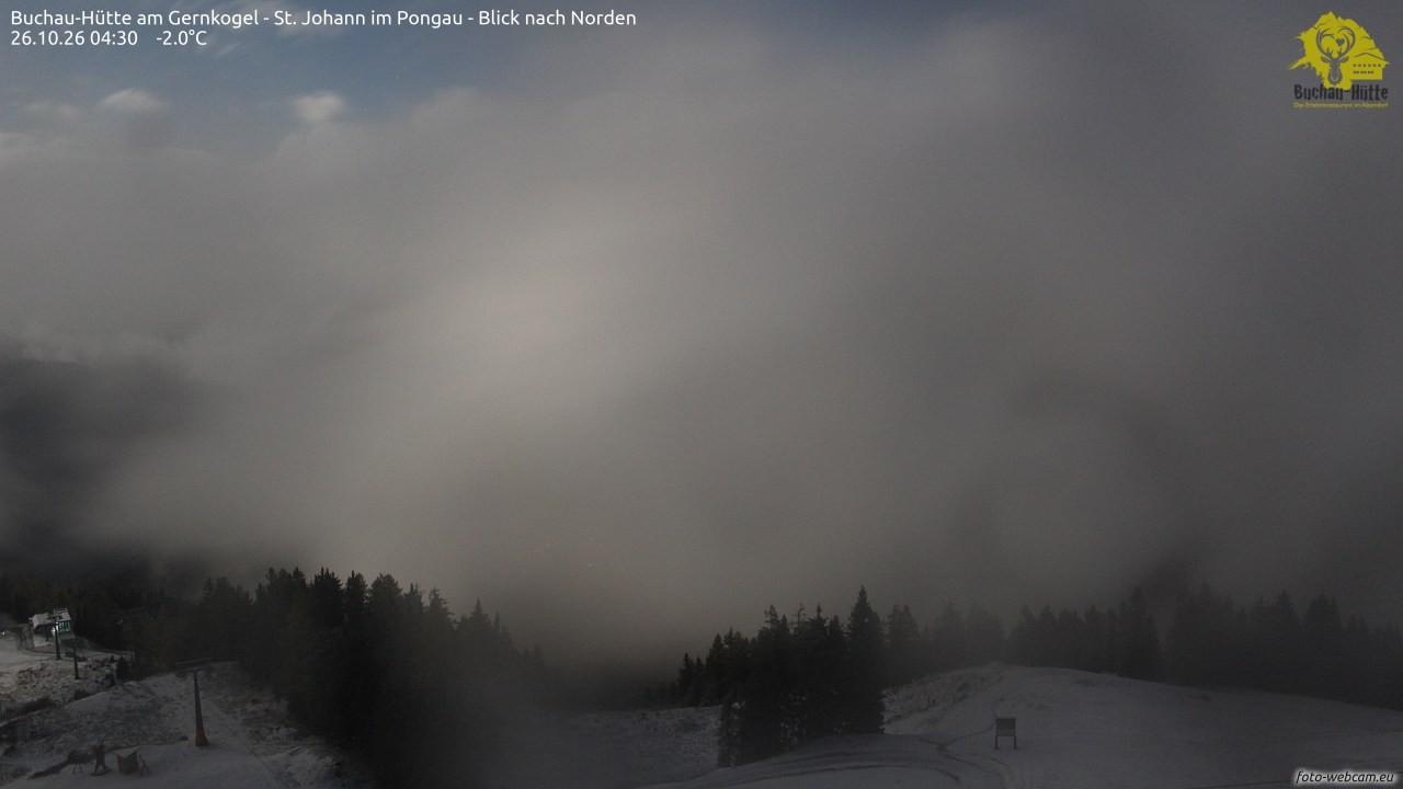 Archiv Foto Webcam Buchau-Hütte am Gernkogel - St. Johann