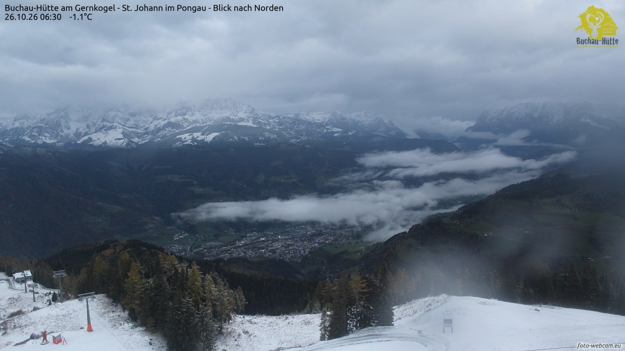 Archiv Foto Webcam Buchau-Hütte am Gernkogel - St. Johann