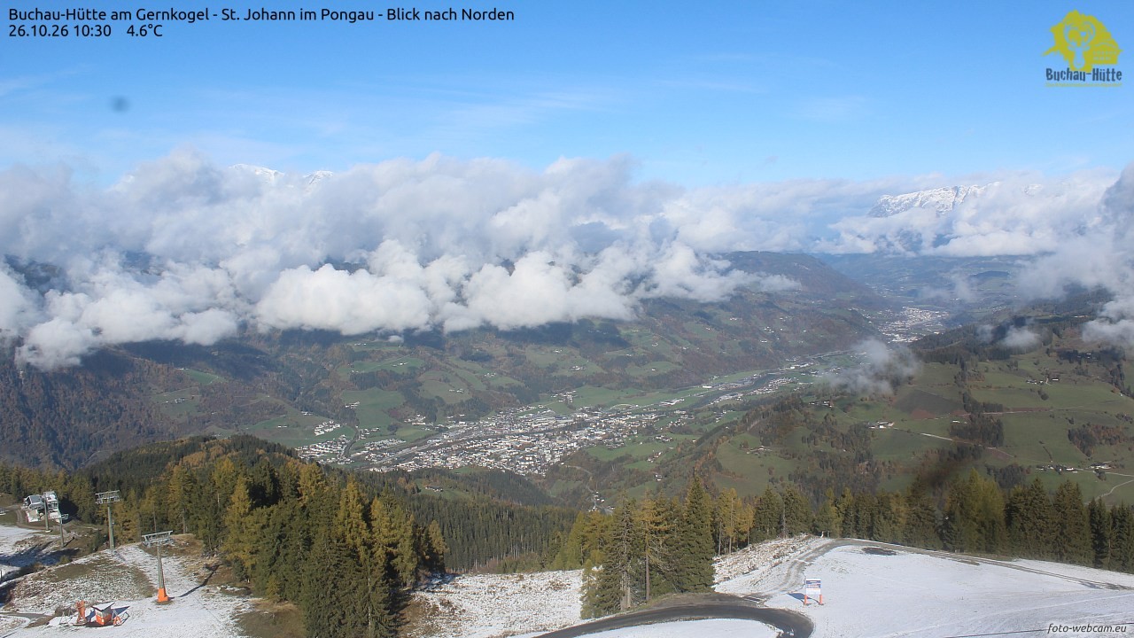 Archiv Foto Webcam Buchau-Hütte am Gernkogel - St. Johann