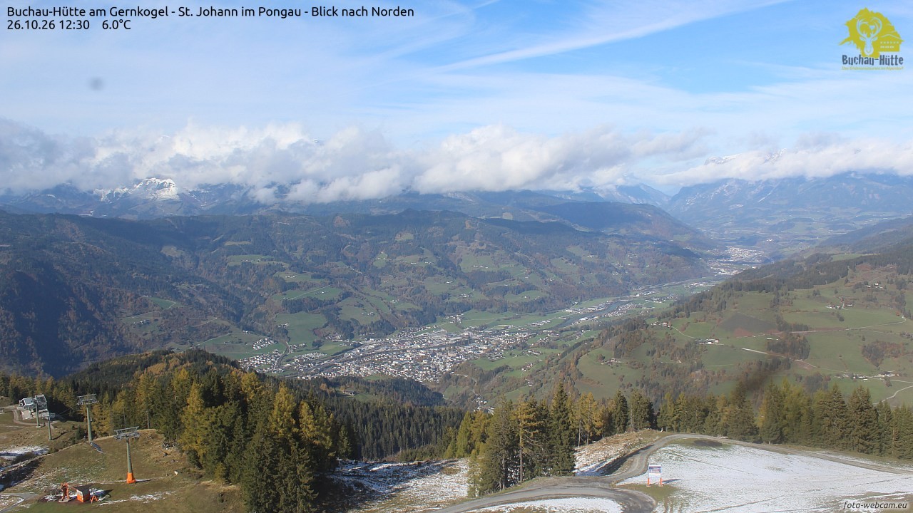 Archiv Foto Webcam Buchau-Hütte am Gernkogel - St. Johann