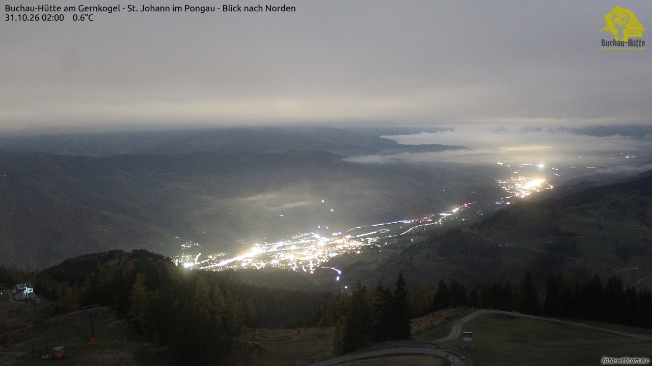 Archiv Foto Webcam Buchau-Hütte am Gernkogel - St. Johann