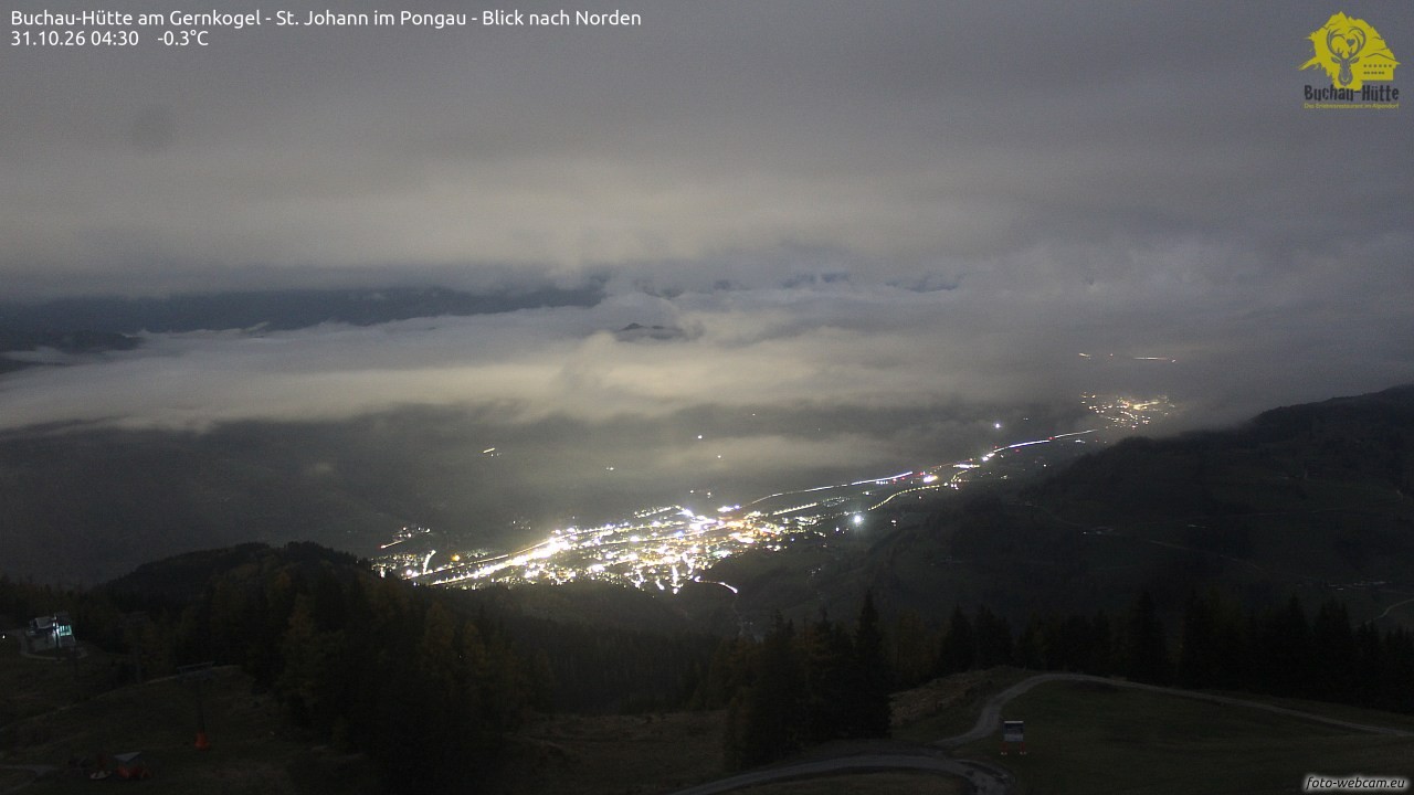 Archiv Foto Webcam Buchau-Hütte am Gernkogel - St. Johann