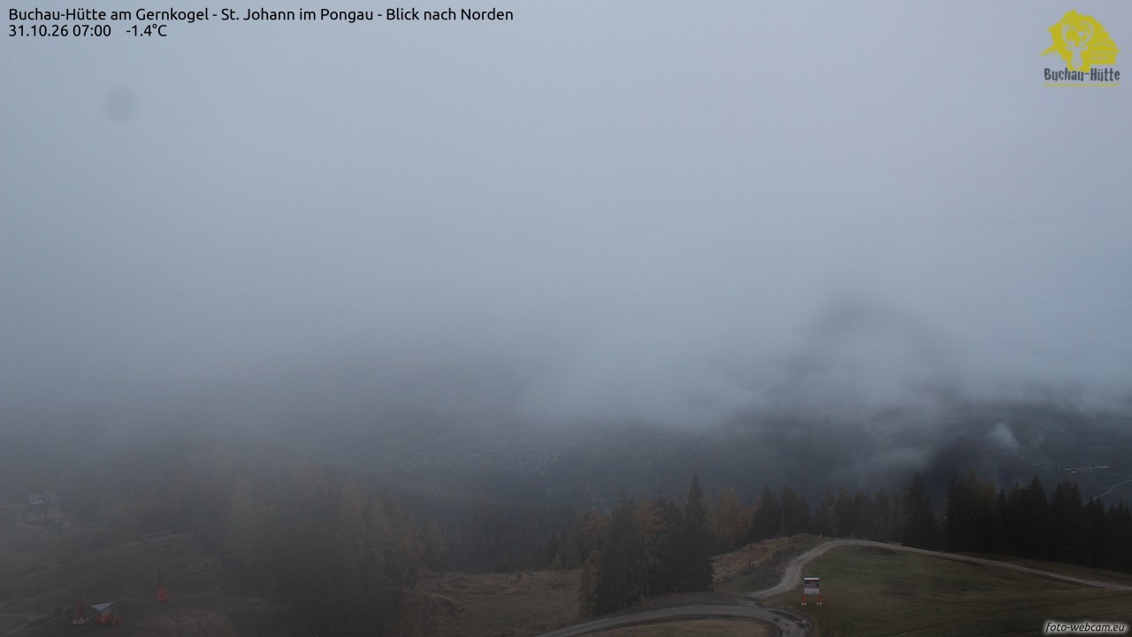 Archiv Foto Webcam Buchau-Hütte am Gernkogel - St. Johann