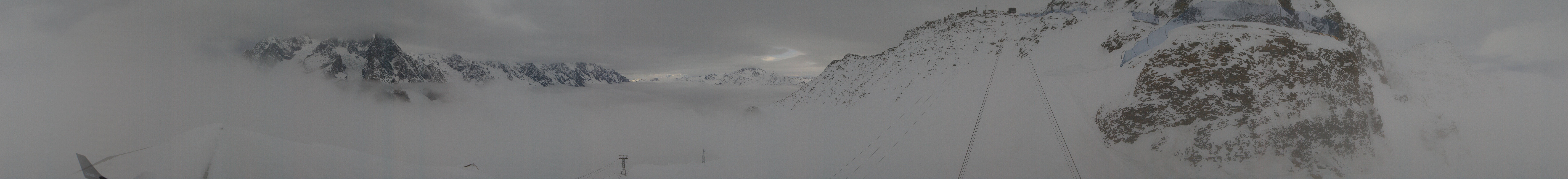 Archiv Foto Webcam ARP Aussichtsplattform Courmayeur