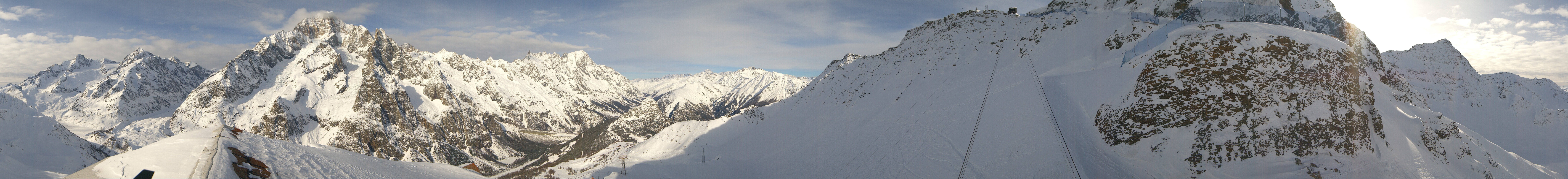 Archiv Foto Webcam ARP Aussichtsplattform Courmayeur