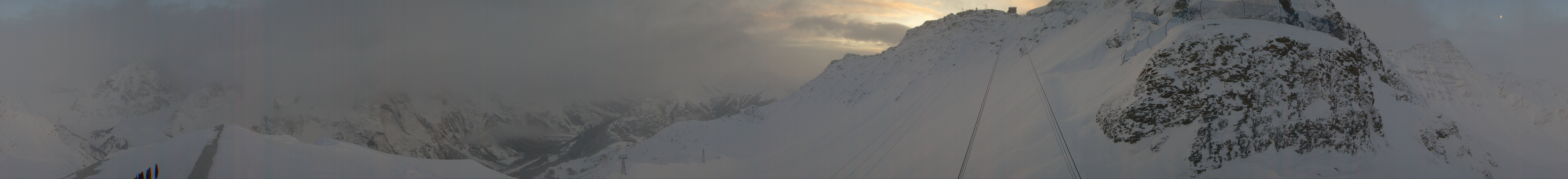 Archiv Foto Webcam ARP Aussichtsplattform Courmayeur