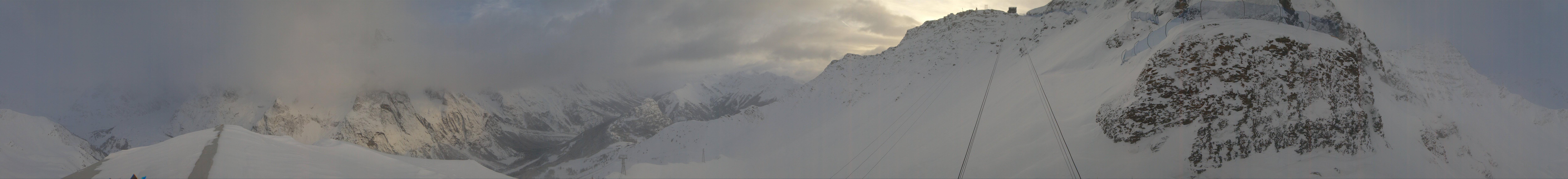 Archiv Foto Webcam ARP Aussichtsplattform Courmayeur