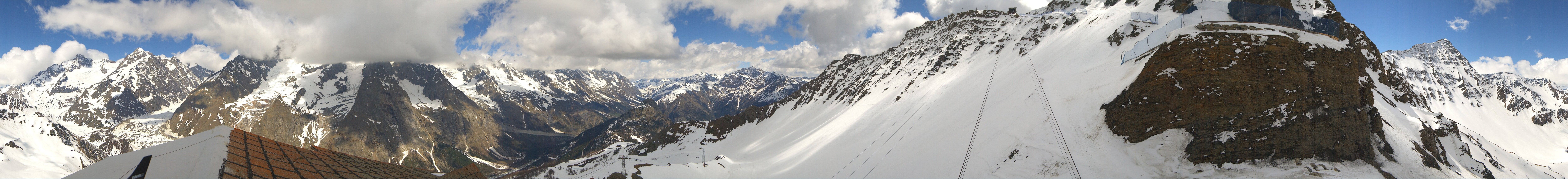 Archiv Foto Webcam ARP Aussichtsplattform Courmayeur