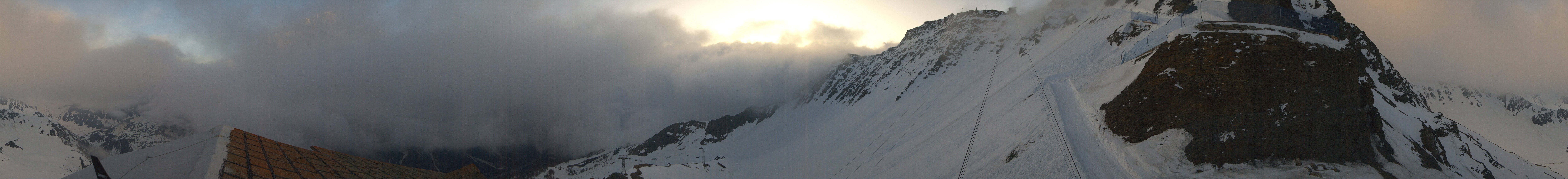 Archiv Foto Webcam ARP Aussichtsplattform Courmayeur