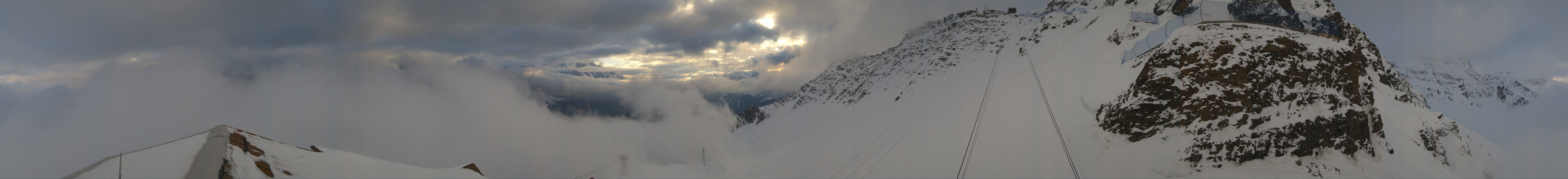 Archiv Foto Webcam ARP Aussichtsplattform Courmayeur