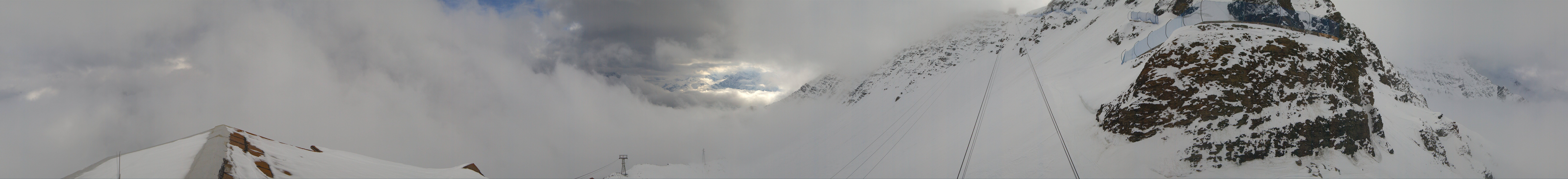 Archiv Foto Webcam ARP Aussichtsplattform Courmayeur