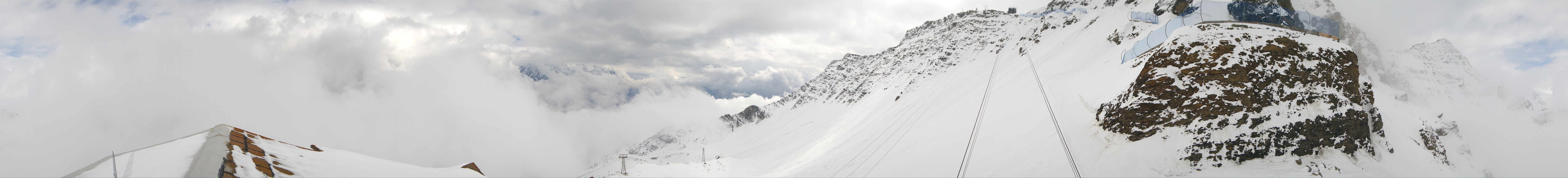 Archiv Foto Webcam ARP Aussichtsplattform Courmayeur