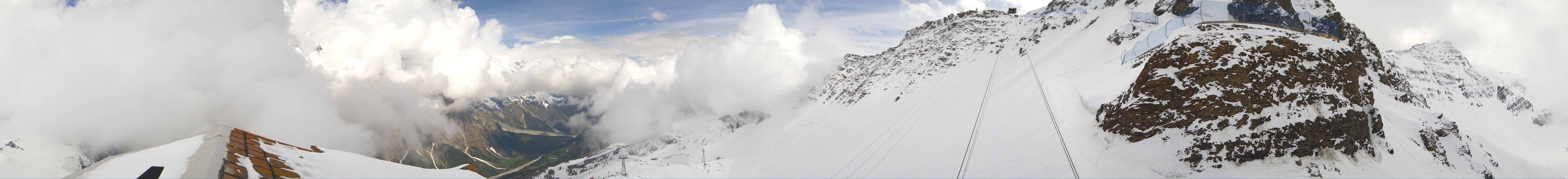 Archiv Foto Webcam ARP Aussichtsplattform Courmayeur