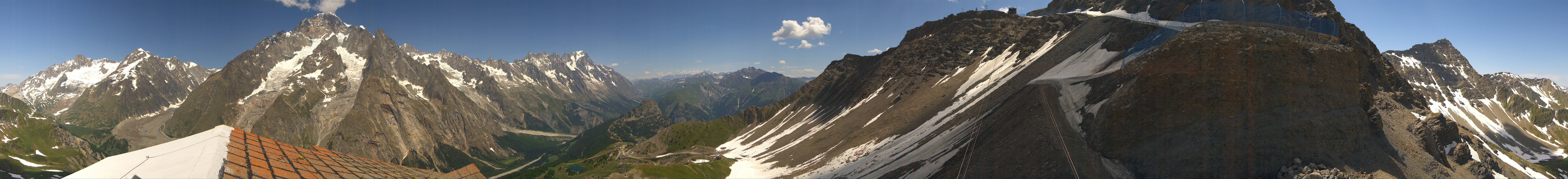 Archived image Webcam Courmayeur Panorama