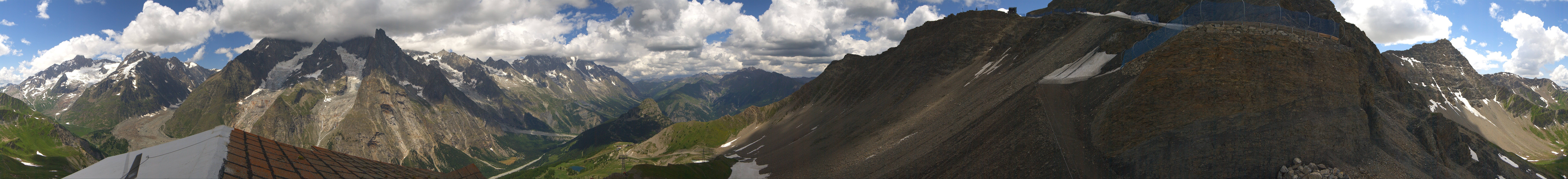 Archiv Foto Webcam ARP Aussichtsplattform Courmayeur