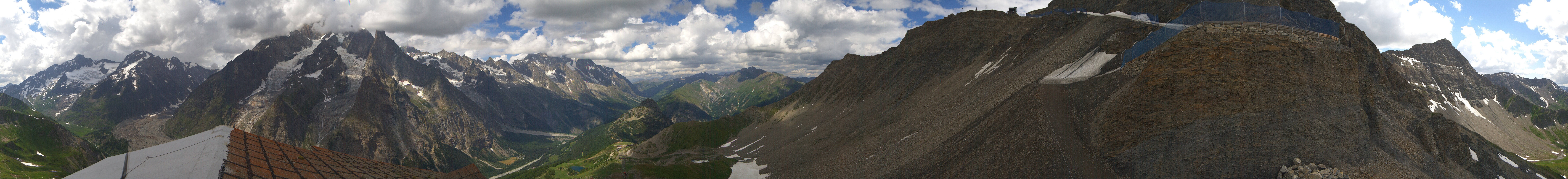 Archiv Foto Webcam ARP Aussichtsplattform Courmayeur