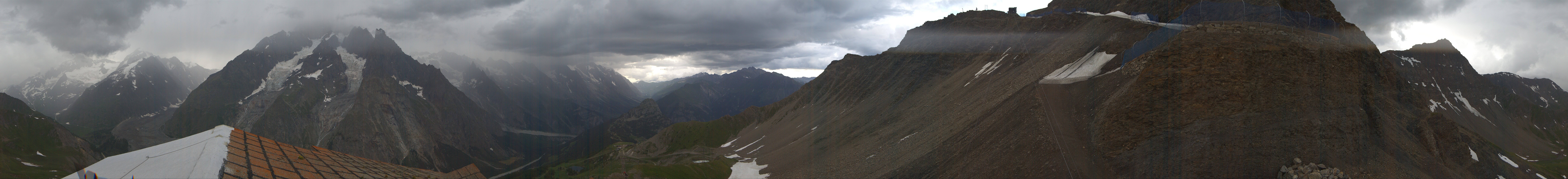Archiv Foto Webcam ARP Aussichtsplattform Courmayeur
