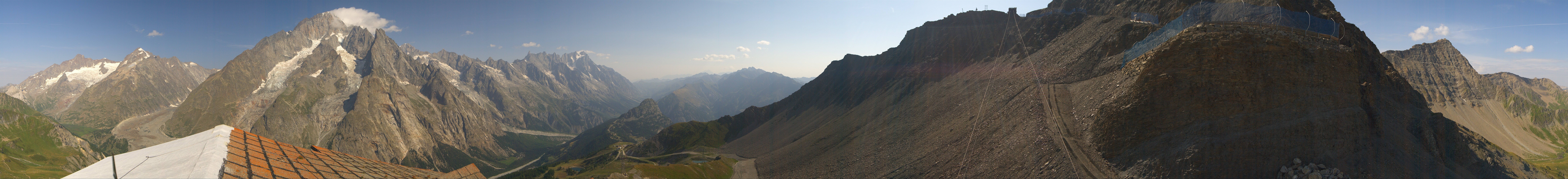 Archiv Foto Webcam ARP Aussichtsplattform Courmayeur