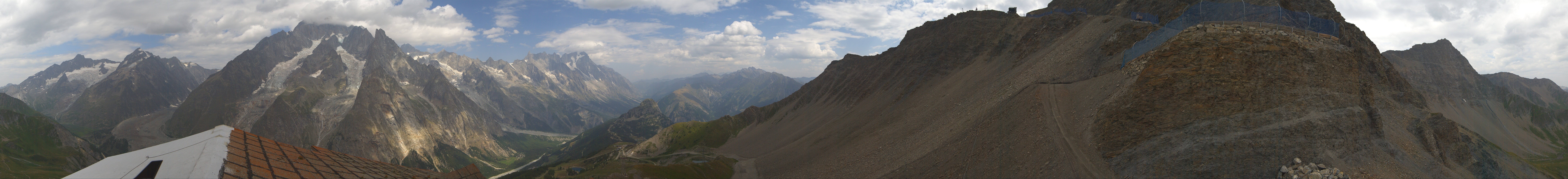 Archiv Foto Webcam ARP Aussichtsplattform Courmayeur
