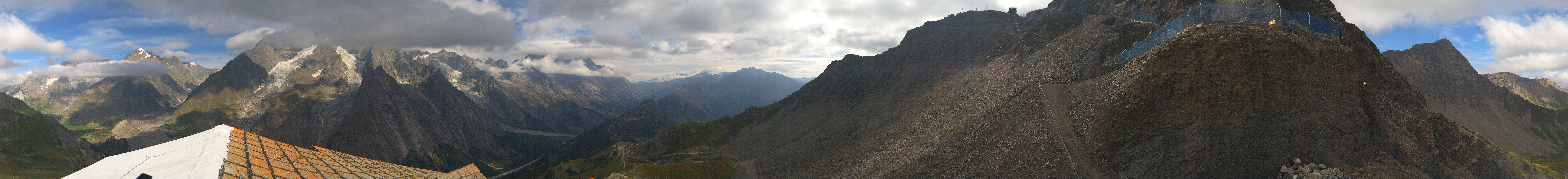 Archiv Foto Webcam ARP Aussichtsplattform Courmayeur
