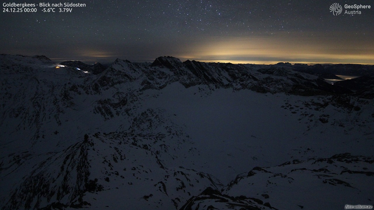 Archiv Foto Webcam Goldbergkees - Südost