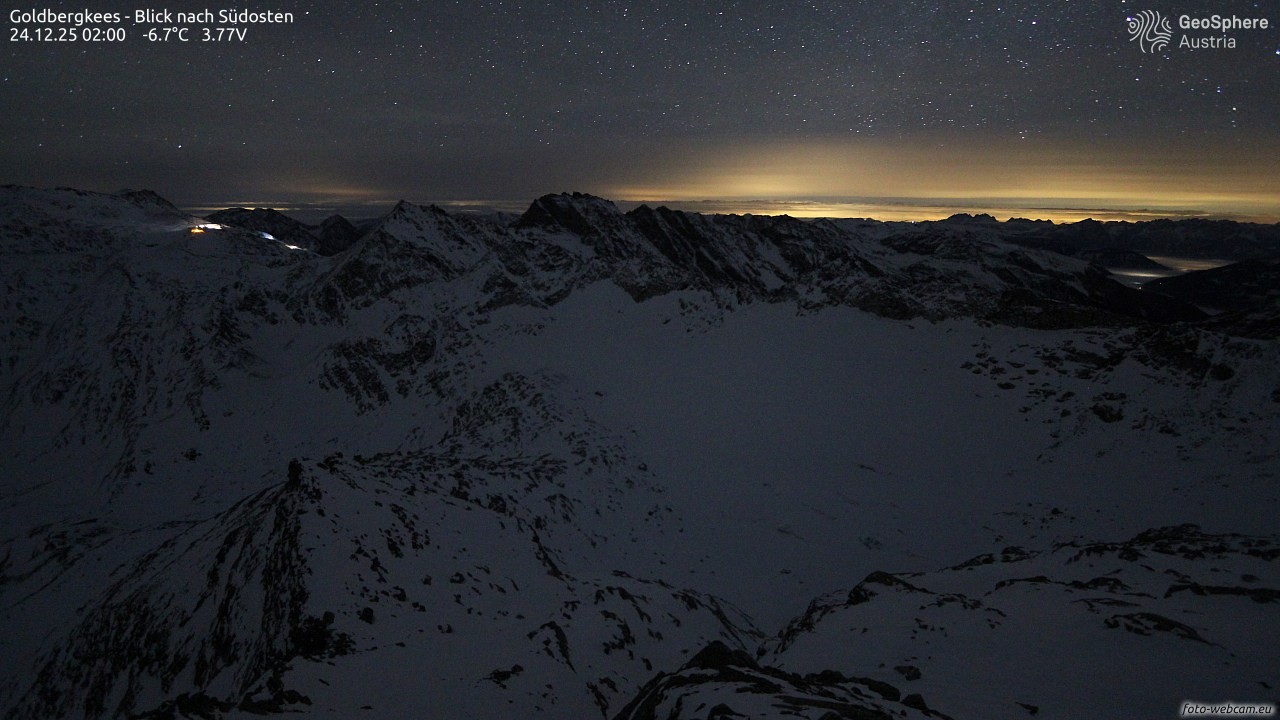 Archiv Foto Webcam Goldbergkees - Südost