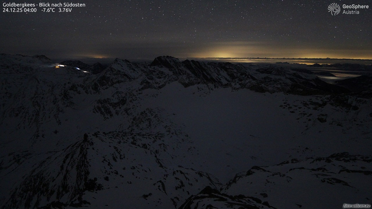 Archiv Foto Webcam Goldbergkees - Südost