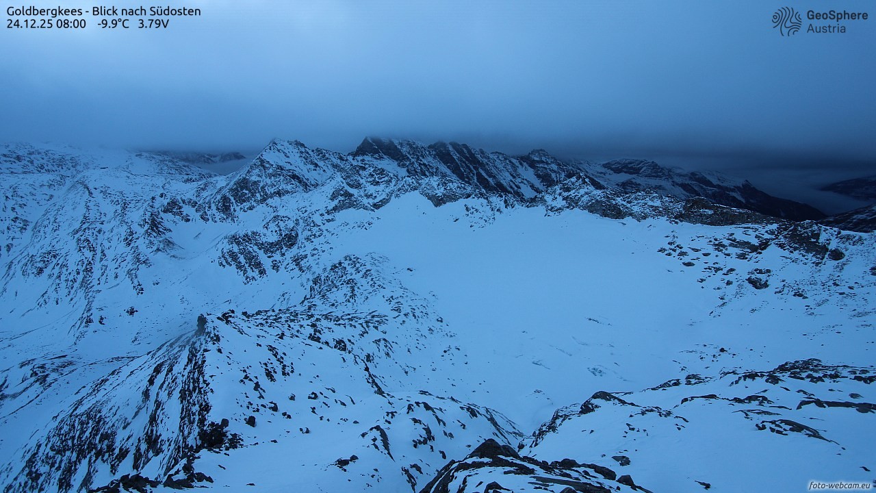Archiv Foto Webcam Goldbergkees - Südost