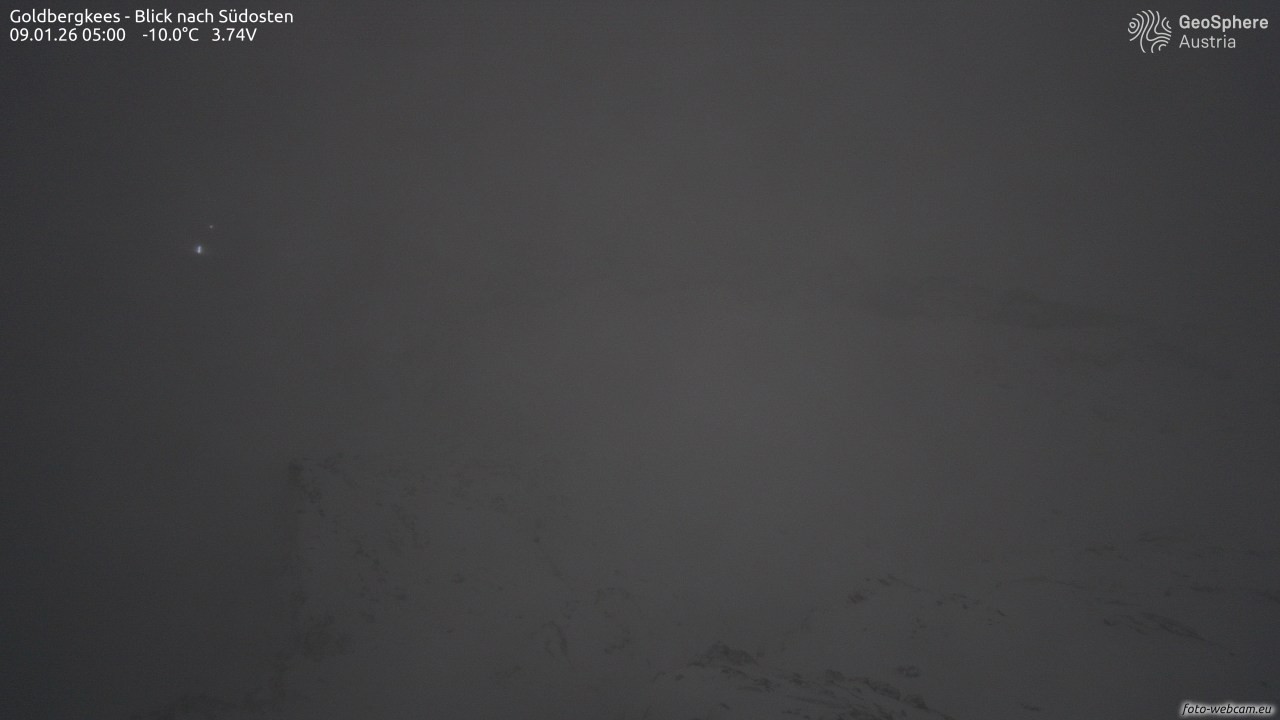 Archiv Foto Webcam Goldbergkees - Südost